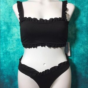Cupshe black bikini